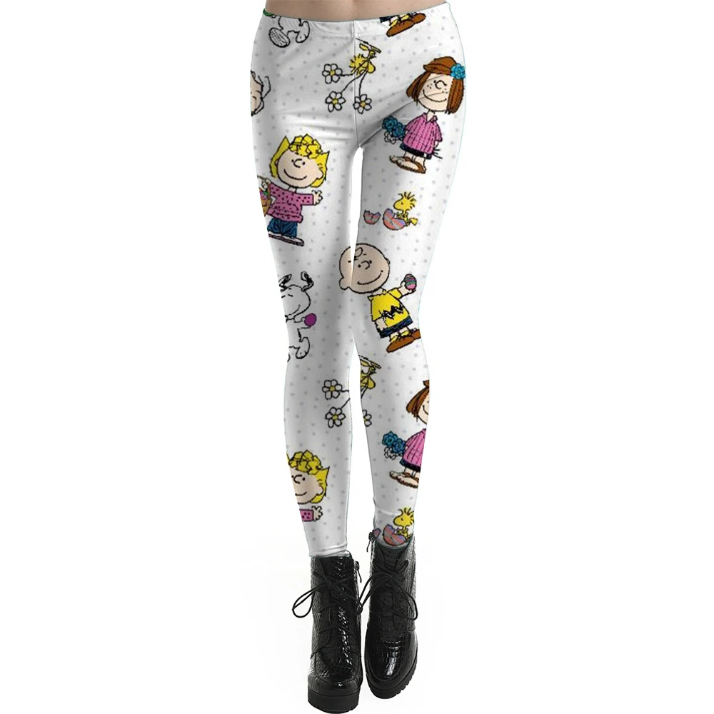 Spring/summer Snoopy print women's slim-fit stretch comfortable casual leggings Pink tight fitting women's leggings
Spring/summer Snoopy print women's slim-fit stretch comfortable casual leggings Pink tight fitting women's leggings