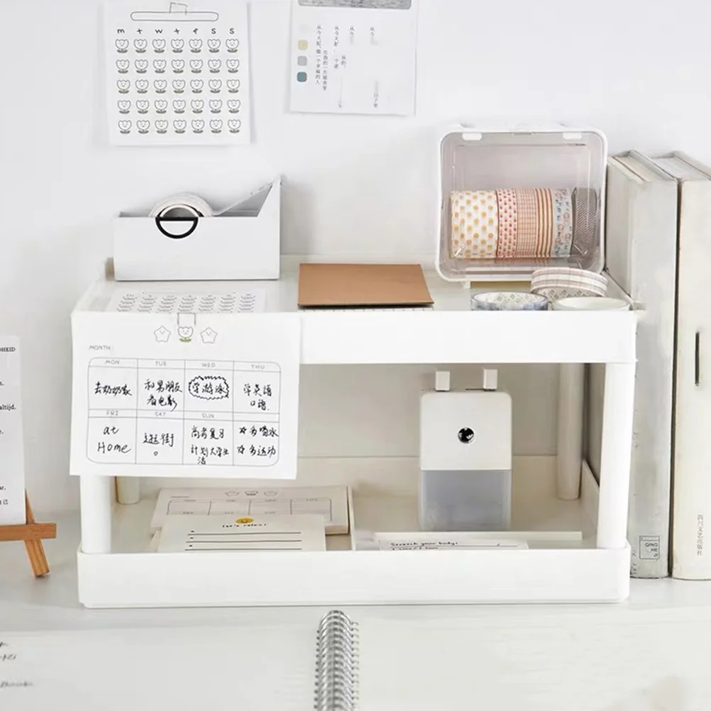 Double Storage Makeup ganizer St PP Material Holder Double Layer Rack Bedroom Countertop Condiment Shelf
Double Storage Makeup ganizer St PP Material Holder Double Layer Rack Bedroom Countertop Condiment Shelf