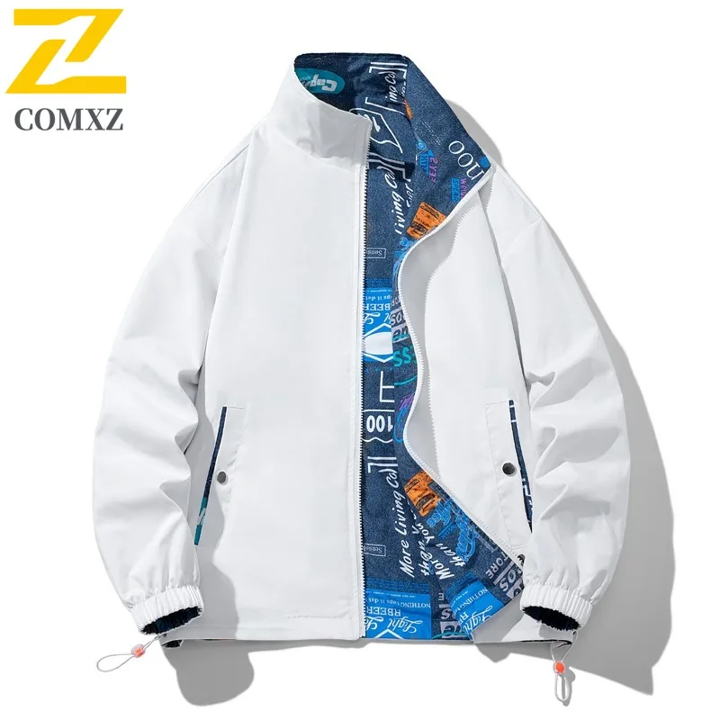COMXZ Personality Jacket 2025 Wear on Both Sides Windproof Outdoor Adventure Cycling Climbing Jacket Men Clothing Outerwear
COMXZ Personality Jacket 2025 Wear on Both Sides Windproof Outdoor Adventure Cycling Climbing Jacket Men Clothing Outerwear