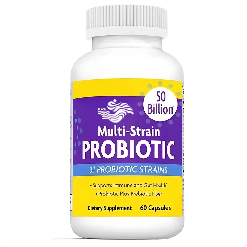 50 Billion Colony Units - Intestinal, Immune Support,Digestion, Lactobacillus Acidophilus, Prebiotics and Probiotics 60 capsules
50 Billion Colony Units - Intestinal, Immune Support,Digestion, Lactobacillus Acidophilus, Prebiotics and Probiotics 60 capsules