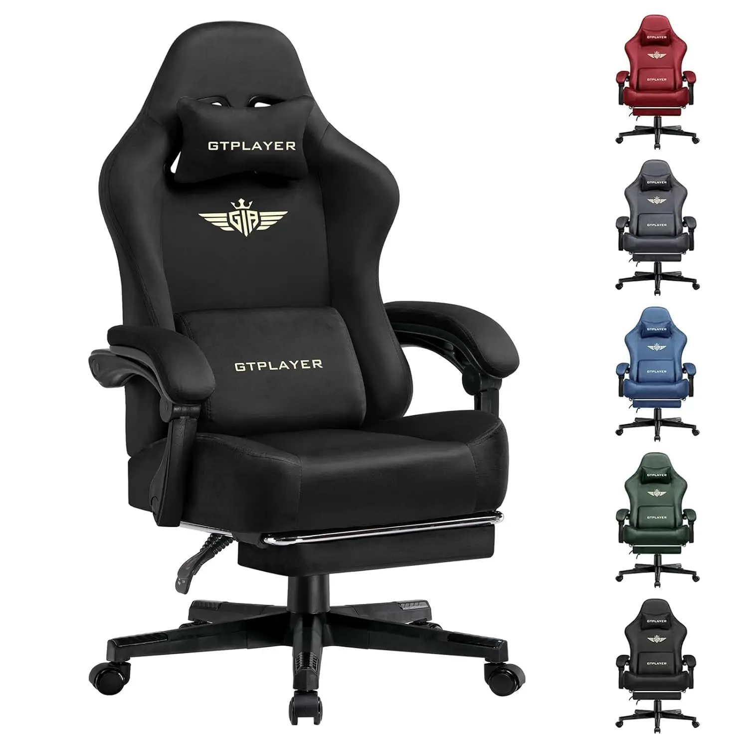 Gaming Chair Fabric with Pocket Spring Cushion, Big and Tall Gamings Chairs 350LBS High Back Computer Chair with, Customized
Gaming Chair Fabric with Pocket Spring Cushion, Big and Tall Gamings Chairs 350LBS High Back Computer Chair with, Customized