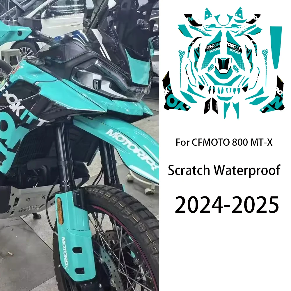 800MTX Anti Scratch Waterproof Motorcycle Pattern Decals For CFMOTO 800 MT-X Full Car Flower Version Fairing Stickers 2024-2025
800MTX Anti Scratch Waterproof Motorcycle Pattern Decals For CFMOTO 800 MT-X Full Car Flower Version Fairing Stickers 2024-2025