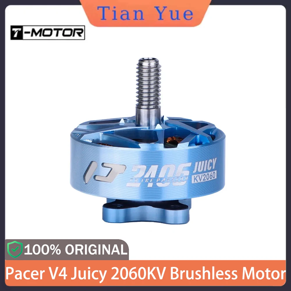 T-Motor Pacer V4 2060KV Бесщеточный двигатель 1116 Вт Пиковая мощность Вал 5 мм для 5-6-дюймового FPV-дрона для фристайла
T-Motor Pacer V4 2060KV Бесщеточный двигатель 1116 Вт Пиковая мощность Вал 5 мм для 5-6-дюймового FPV-дрона для фристайла
