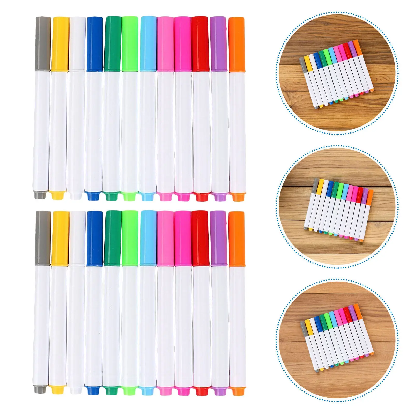 36Pcs Fluorescent Neon Marker Pens Liquid Chalk 12 Colors Fine Tip Erasable Markers for Glass Acrylic LED Boards Writing Drawing
36Pcs Fluorescent Neon Marker Pens Liquid Chalk 12 Colors Fine Tip Erasable Markers for Glass Acrylic LED Boards Writing Drawing