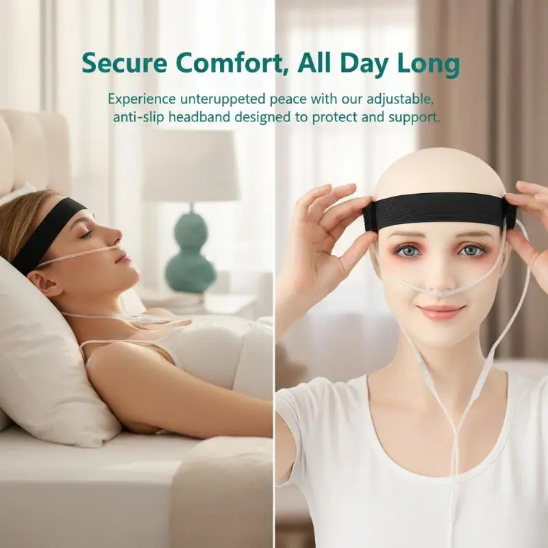Comfort Oxygen Nasal Cannula Headband Ear Protectors Elastic Oxygen Tubing Holder Prevent Ear Soreness
Comfort Oxygen Nasal Cannula Headband Ear Protectors Elastic Oxygen Tubing Holder Prevent Ear Soreness