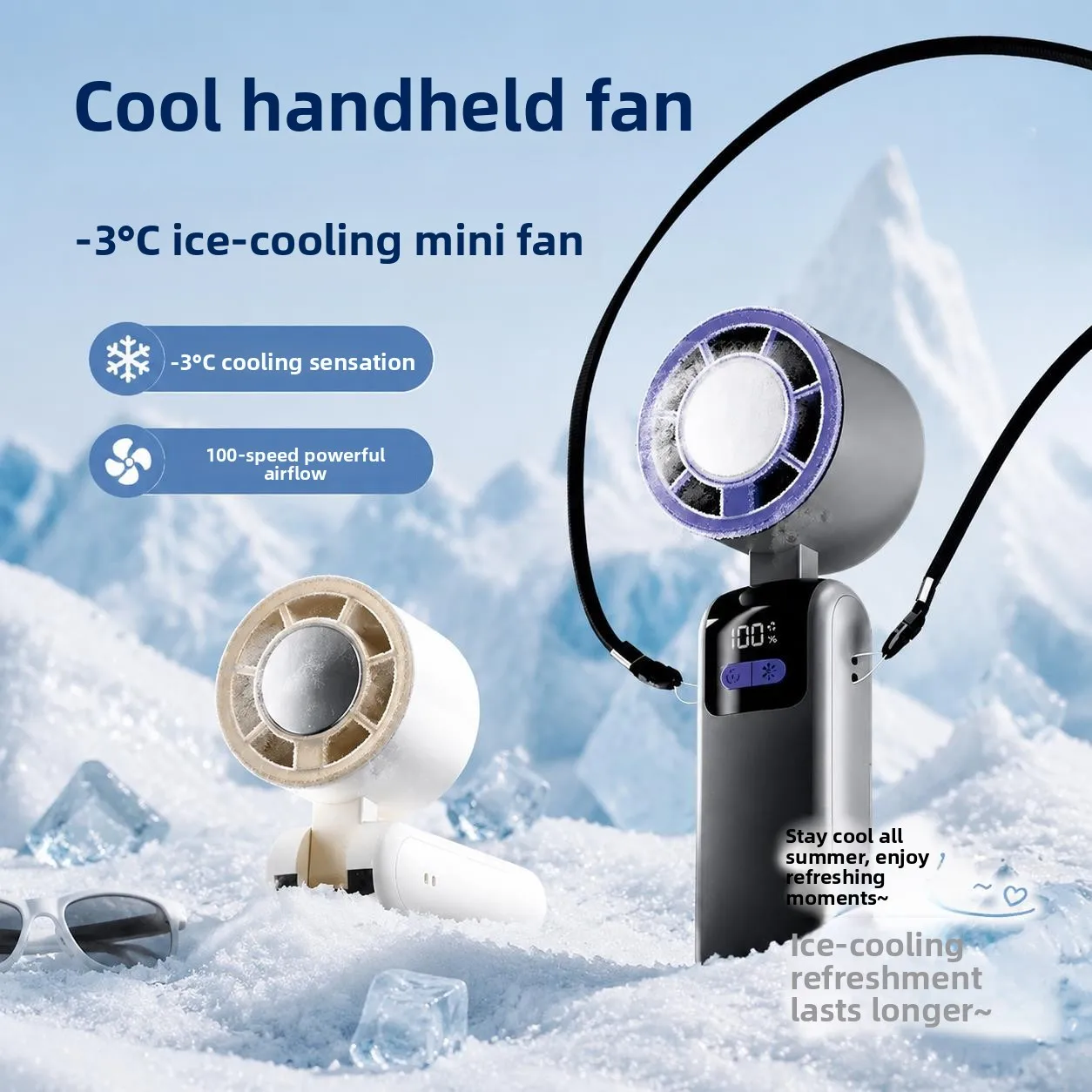 Portable Handheld Fan Semicondutor Cooling Ice Pack Air Conditioner Silent for Class Student Use Home Office Tower Fan
Portable Handheld Fan Semicondutor Cooling Ice Pack Air Conditioner Silent for Class Student Use Home Office Tower Fan