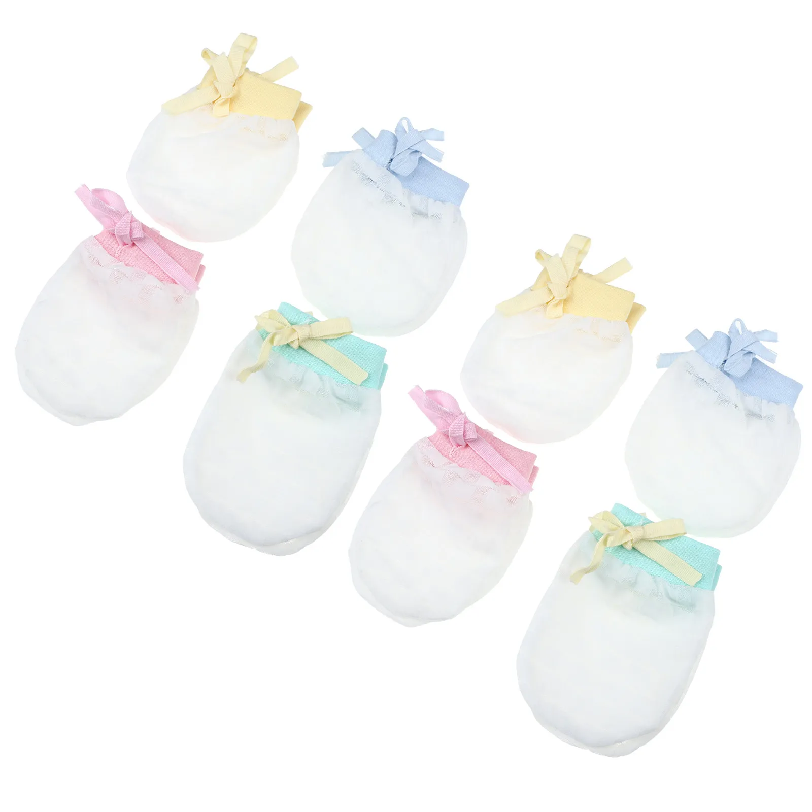 4Pairs Baby Anti-Scratch Mittens Newborn Elastic Gloves Soft Breathable Infant Hand Protection Gloves for Scratching Prevention
4Pairs Baby Anti-Scratch Mittens Newborn Elastic Gloves Soft Breathable Infant Hand Protection Gloves for Scratching Prevention