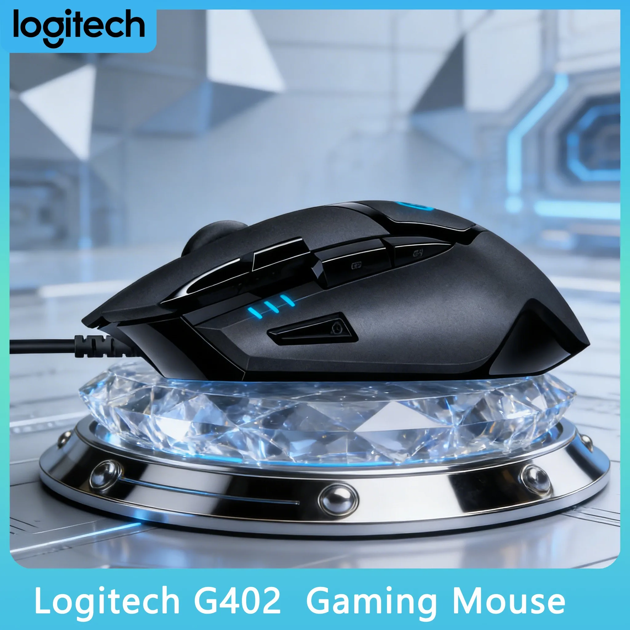 Logitech G402 - Эргономичная конструкция для правой руки для длительных игровых сессий
Logitech G402 - Эргономичная конструкция для правой руки для длительных игровых сессий