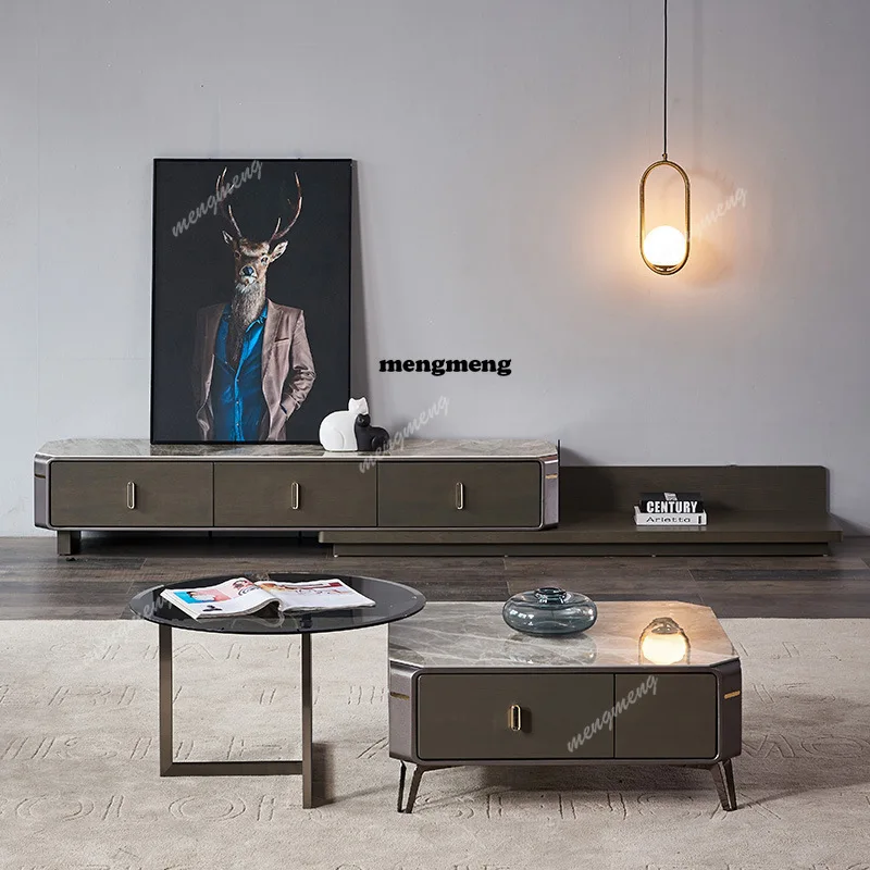 Light luxury square rock panel TV cabinet Nordic simple living room telescopic solid wood floor cabinet telescopic combination
Light luxury square rock panel TV cabinet Nordic simple living room telescopic solid wood floor cabinet telescopic combination