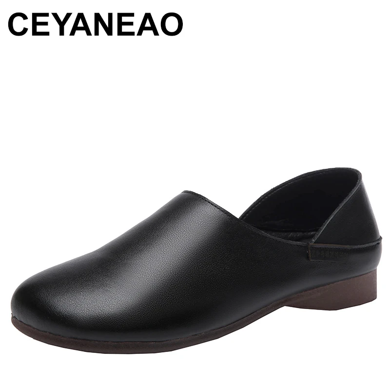 Plus Size Genuine Leather Flat Shoes Woman Handmade Loafers Flexible Spring Casual Shoes Woman Flats Zapatos Mujer
Plus Size Genuine Leather Flat Shoes Woman Handmade Loafers Flexible Spring Casual Shoes Woman Flats Zapatos Mujer