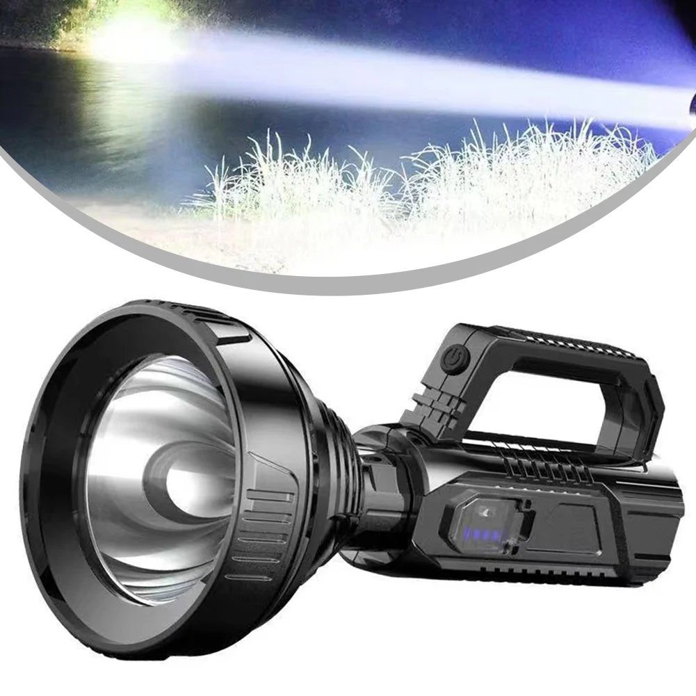 Handheld Spotlight Rechargeable Flashlight Portable Searchlight Handheld For Outdoor Hiking Camping Fishing Working Light Torch
Handheld Spotlight Rechargeable Flashlight Portable Searchlight Handheld For Outdoor Hiking Camping Fishing Working Light Torch