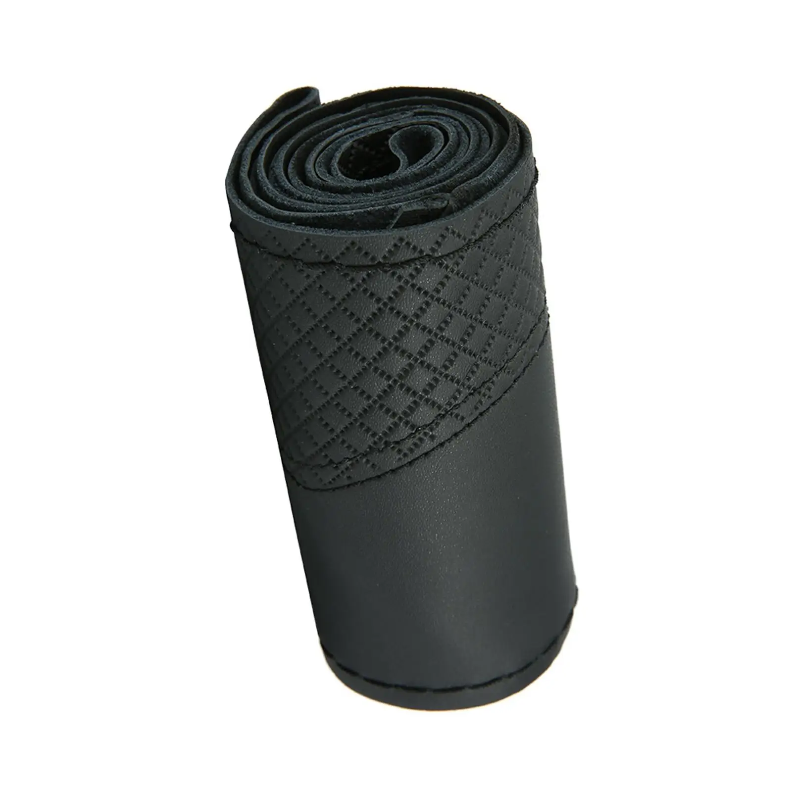 Generic Steering Wheel Wrap Cover Black Leather Car Steering Wheel Cover
Generic Steering Wheel Wrap Cover Black Leather Car Steering Wheel Cover