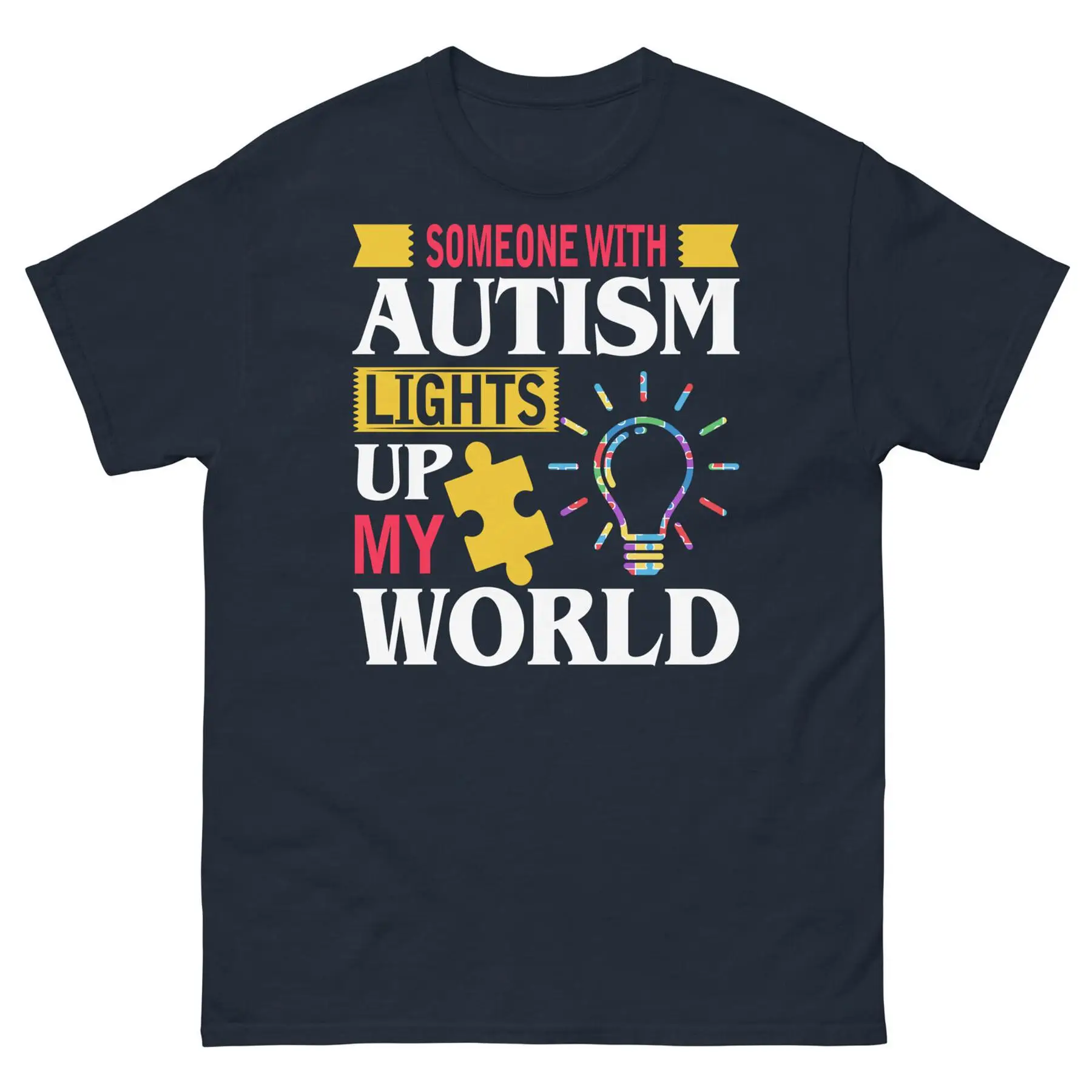 Мужская классическая футболка Someone With Autism Lights Up My World Neurodiversity
Мужская классическая футболка Someone With Autism Lights Up My World Neurodiversity