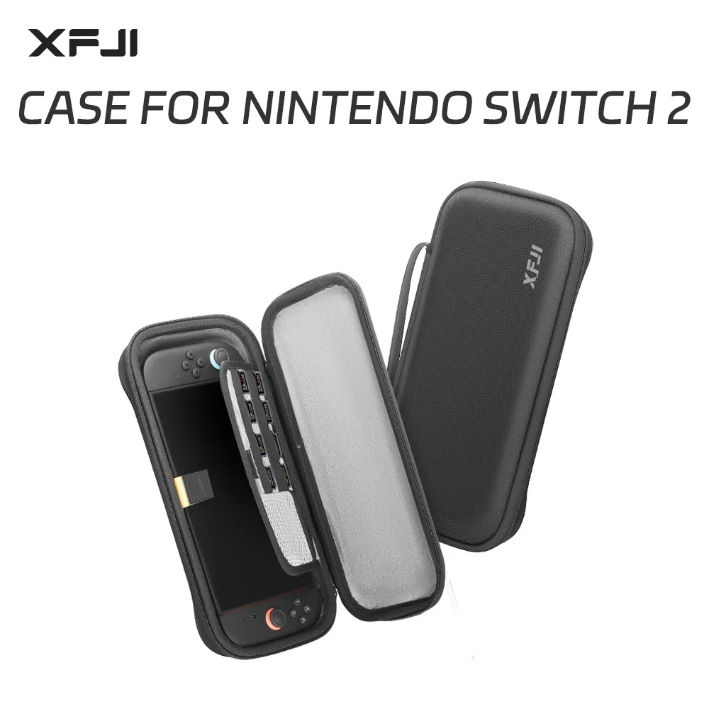 Protective Carrying Case for Nintendo Switch 2 with 8 Game Cards Slots Portable EVA Bag Storage Box for Switch 2 Accessories
Protective Carrying Case for Nintendo Switch 2 with 8 Game Cards Slots Portable EVA Bag Storage Box for Switch 2 Accessories