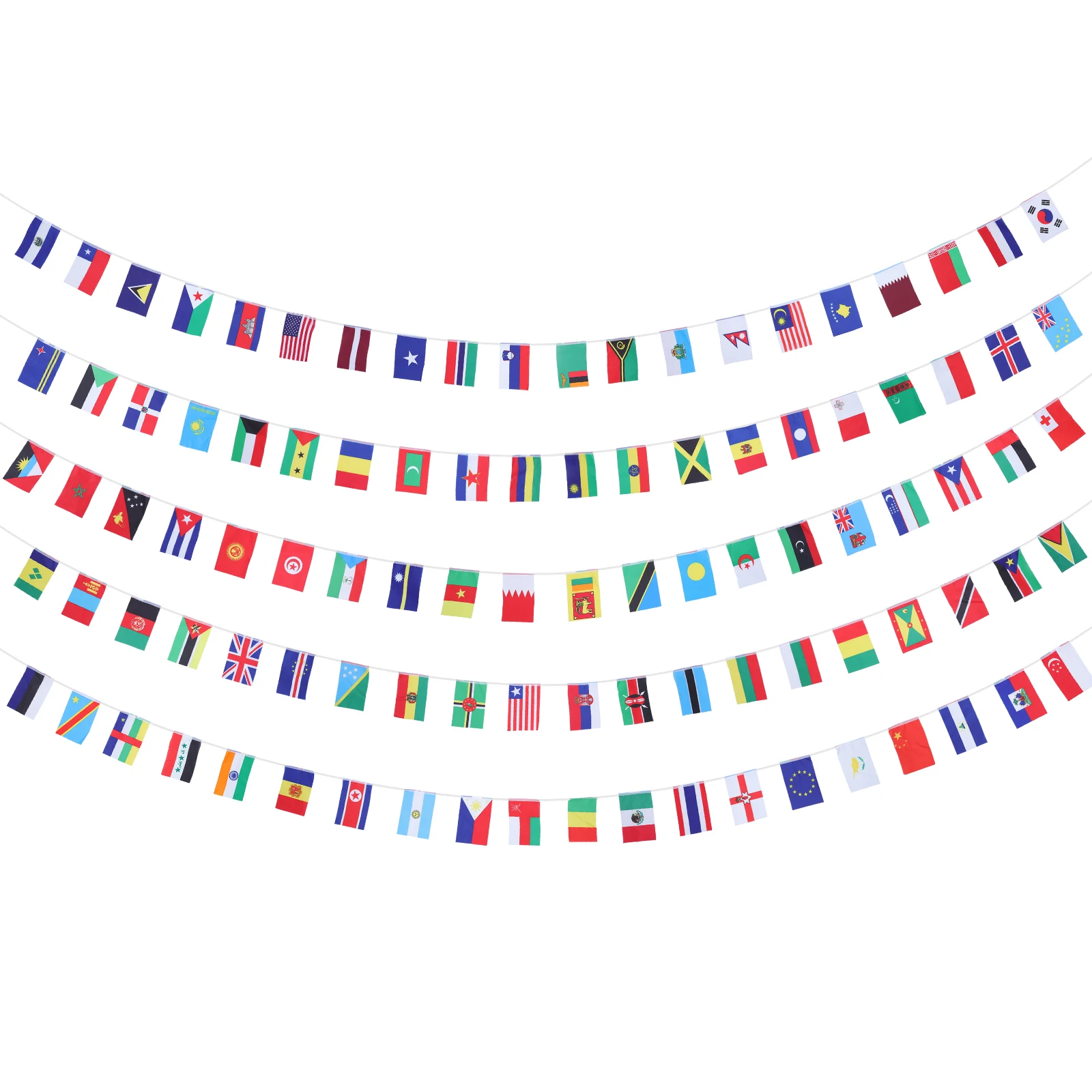 1 set 100 Countries National Flags Banner Party Hanging Decorative String Flags For Carnival Garden Classroom 
1 set 100 Countries National Flags Banner Party Hanging Decorative String Flags For Carnival Garden Classroom