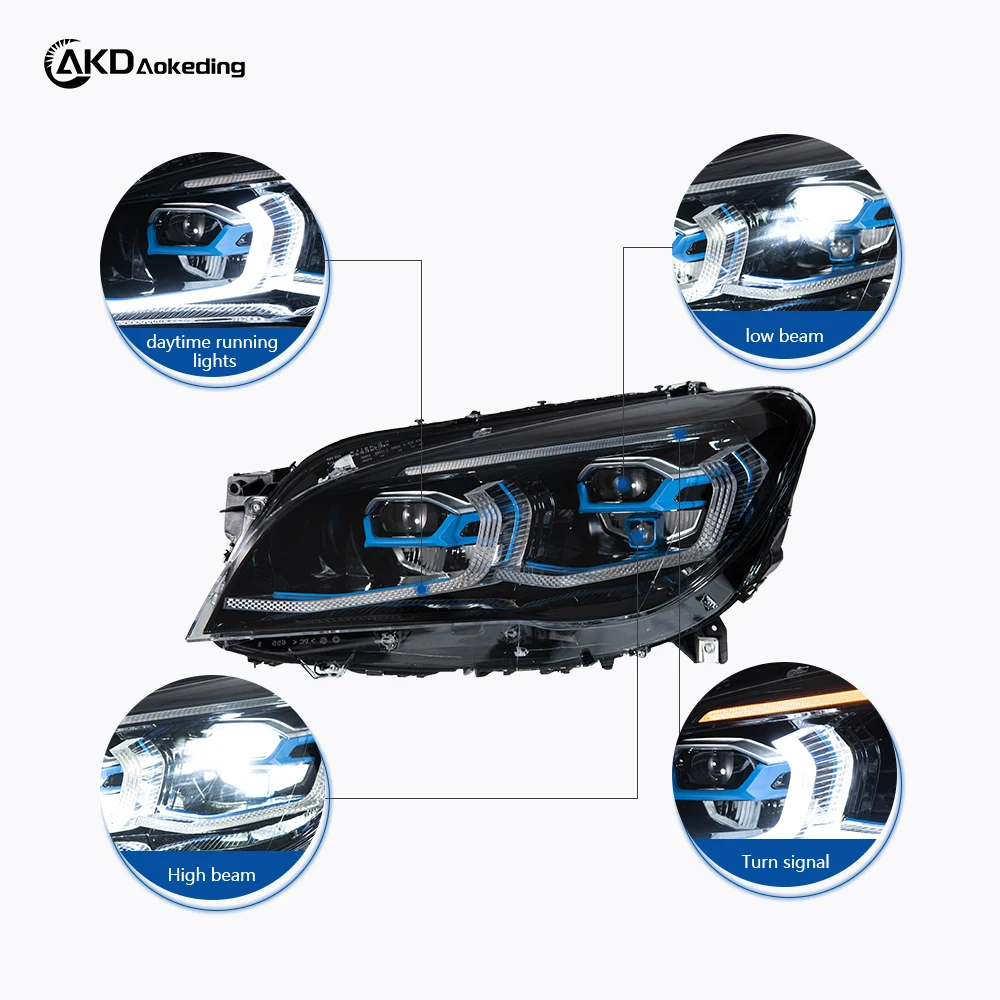 AKD Car Headlights For BMW 7 Series F01 F02 2013-2015 LED Car Lamps Daytime Running Lights Dynamic Turn Signals Car Accessories
AKD Car Headlights For BMW 7 Series F01 F02 2013-2015 LED Car Lamps Daytime Running Lights Dynamic Turn Signals Car Accessories