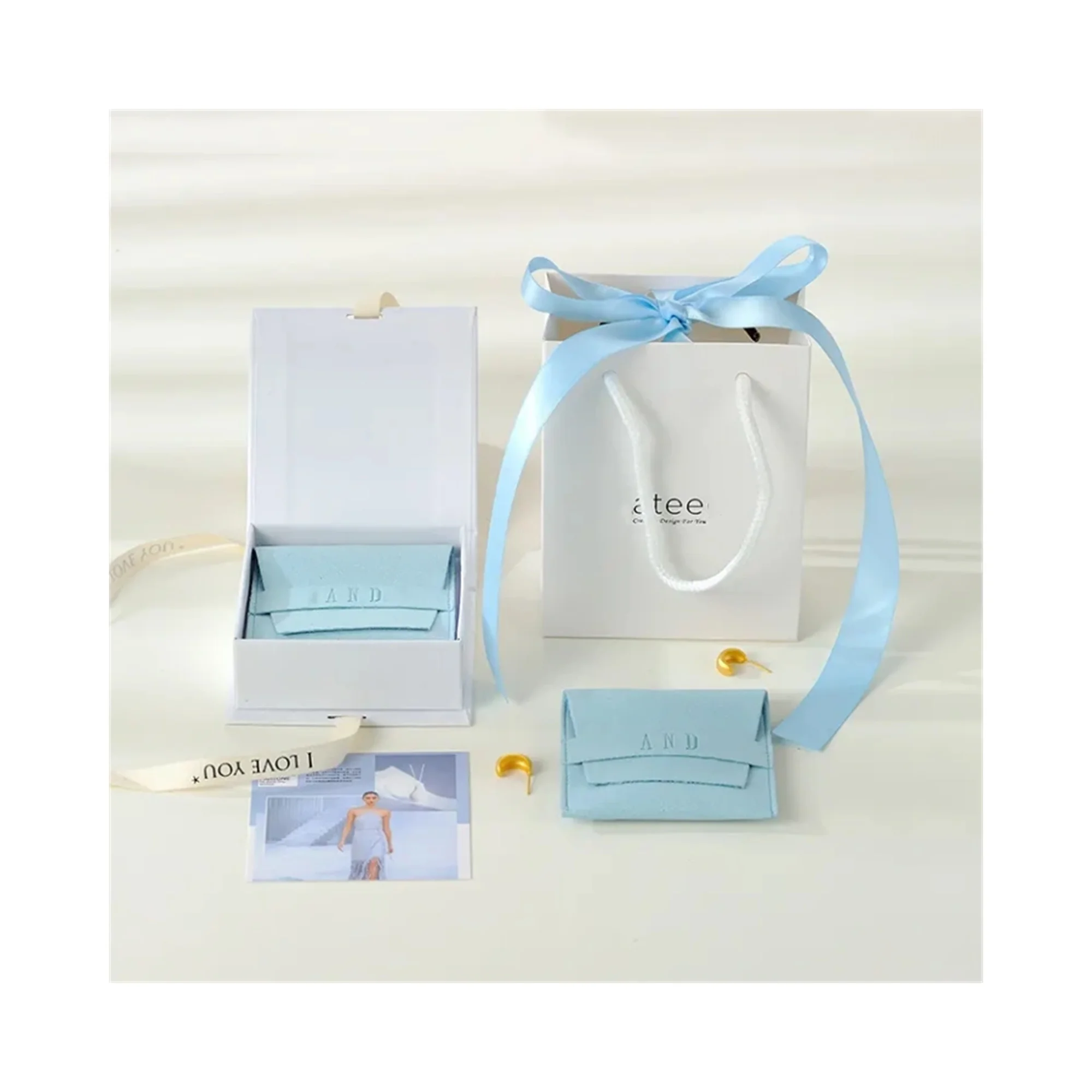 Custom Printed Necklace Ring Magnetic Jewellery Packaging Set Microfiber Envelope Pouch Paper Handbag Drawer Jewelry Gift Boxes
Custom Printed Necklace Ring Magnetic Jewellery Packaging Set Microfiber Envelope Pouch Paper Handbag Drawer Jewelry Gift Boxes