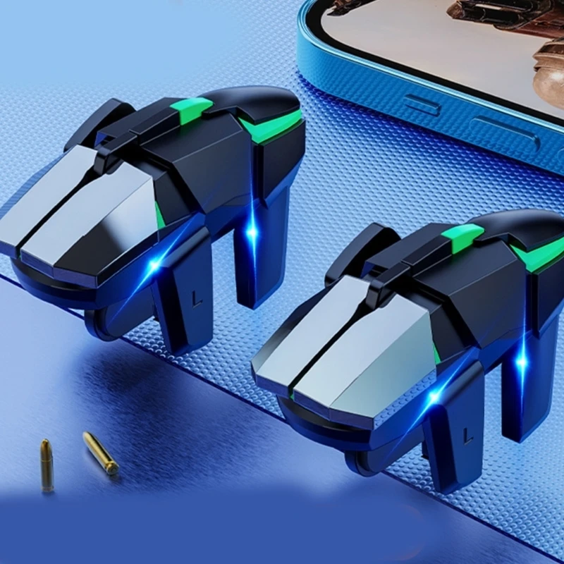 Phone Triggers 4/6 Finger Aim Button Gamepad Joysticks Controller Shooters Button Gaming Accessories
Phone Triggers 4/6 Finger Aim Button Gamepad Joysticks Controller Shooters Button Gaming Accessories