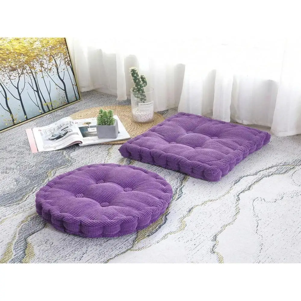 Round Square Velvet Cushion Set Of 2 Large Thick Washable NonSlip Seat Pad For Meditation Home Decor
Round Square Velvet Cushion Set Of 2 Large Thick Washable NonSlip Seat Pad For Meditation Home Decor
