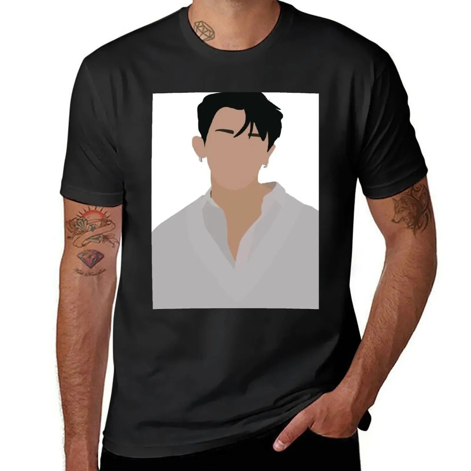 Wonho (minimalistic art) T-Shirt customizeds summer top tees cotton man t-shirts outfits for men
Wonho (minimalistic art) T-Shirt customizeds summer top tees cotton man t-shirts outfits for men
