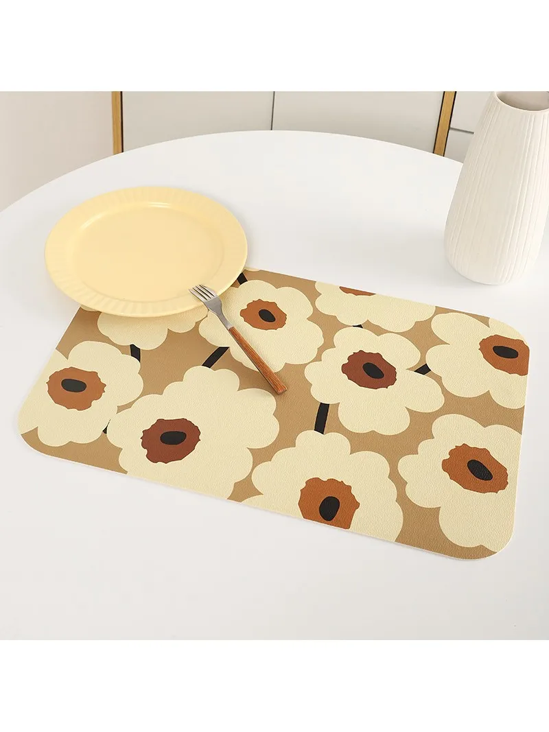 Ele European Sle Dining Table Mat High-End Sensation Le Heat Resistant Pad Waterproof Oil Proof Leather Dinner Mat
Ele European Sle Dining Table Mat High-End Sensation Le Heat Resistant Pad Waterproof Oil Proof Leather Dinner Mat