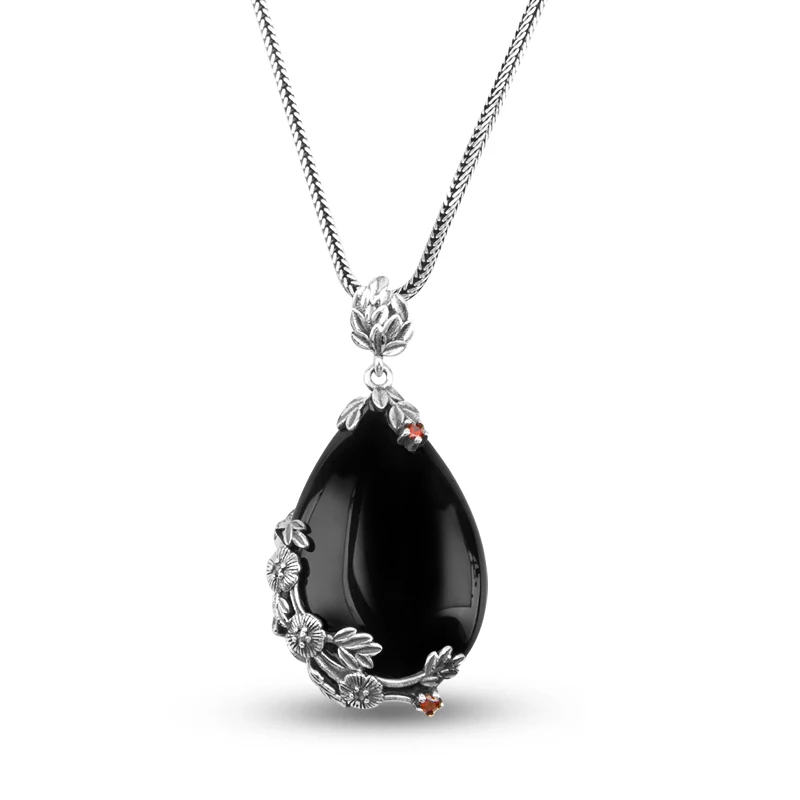 YYSuniee S925 Silver Necklace Retro Synthetic Red Agate Pendant Temperament Women's Fashion Elegant Silver Decoration
YYSuniee S925 Silver Necklace Retro Synthetic Red Agate Pendant Temperament Women's Fashion Elegant Silver Decoration