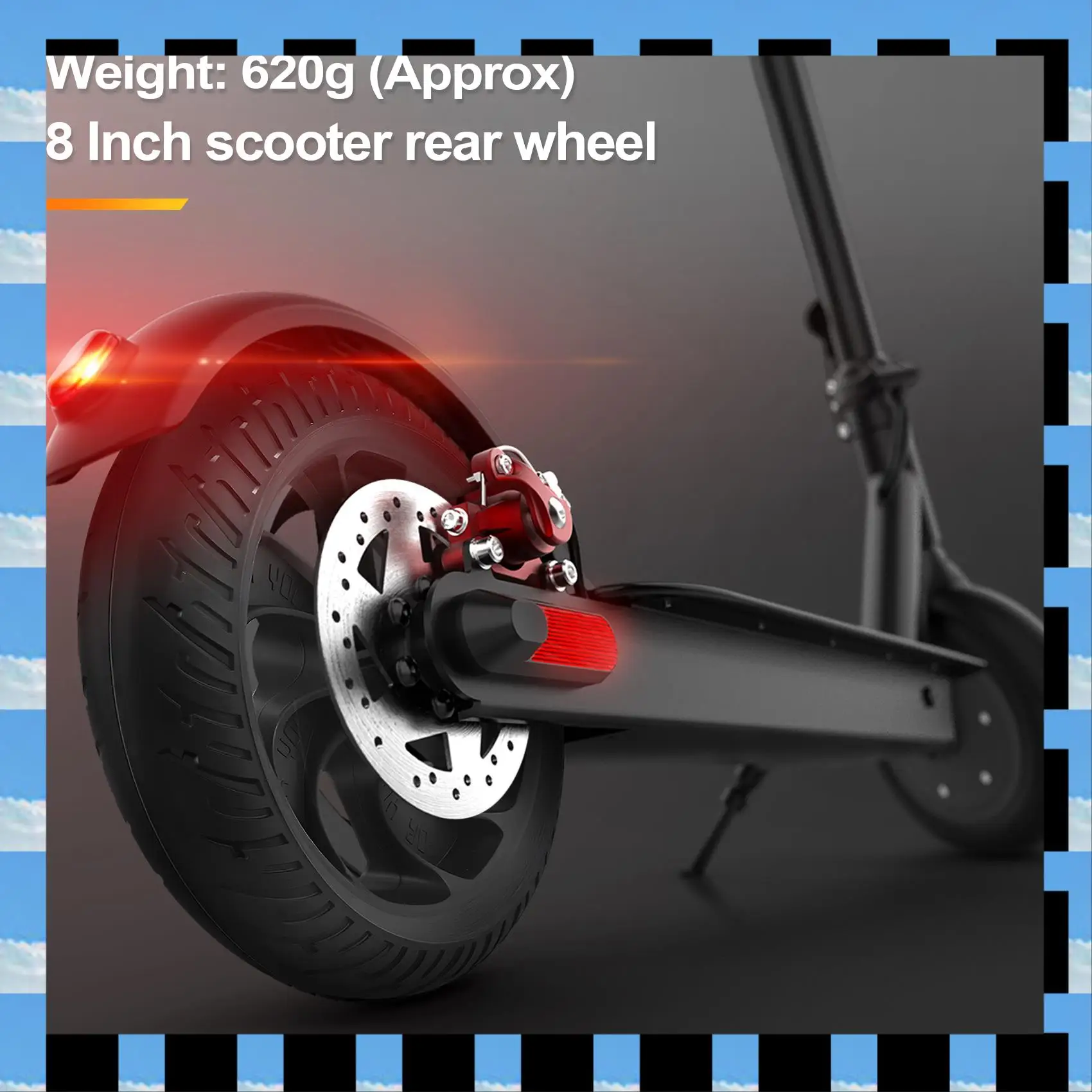 ABME Replacement Rear Wheel For Kugoo S1 S2 S3 Electric Scooter Rear Hub And Tires Spare Part Accessories
ABME Replacement Rear Wheel For Kugoo S1 S2 S3 Electric Scooter Rear Hub And Tires Spare Part Accessories