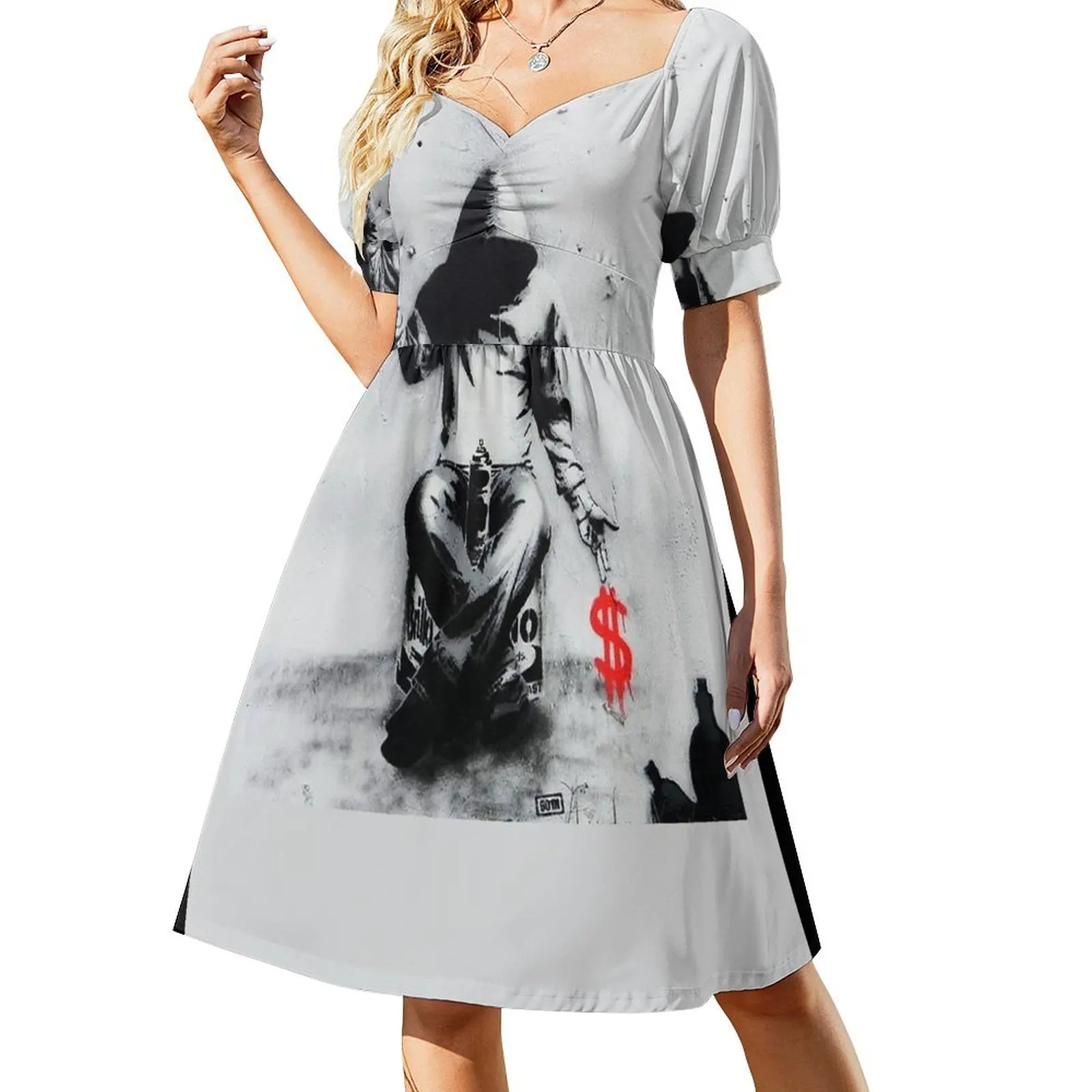Banksy Love Over Money Iconic Street Art Short-Sleeved Dress dresses ladies 2025 summer womens dress beach outfits for women
Banksy Love Over Money Iconic Street Art Short-Sleeved Dress dresses ladies 2025 summer womens dress beach outfits for women