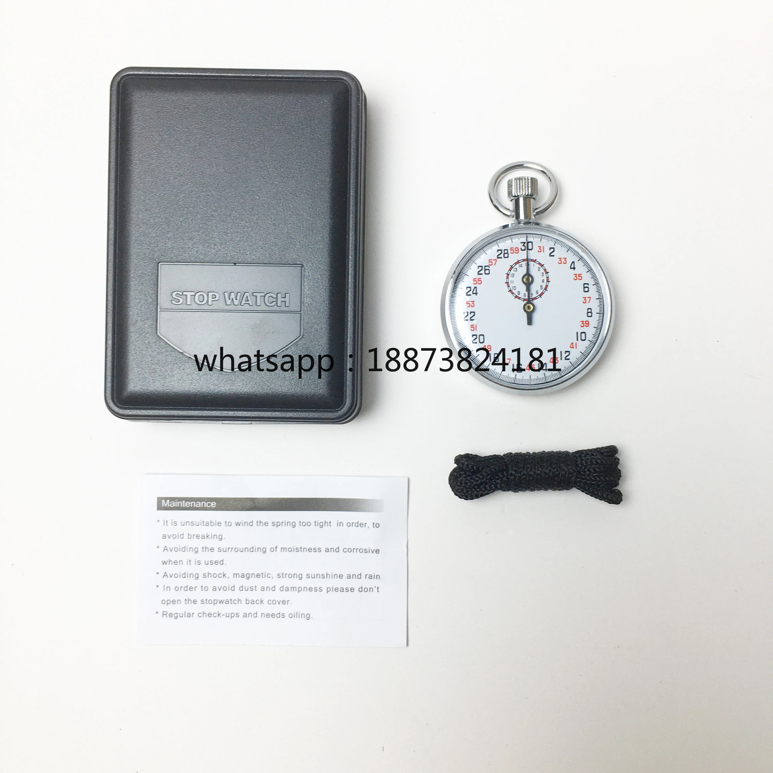 Retro Fashion Teaching Competition Small Stainless Steel 15Minutes 30Seconds/Crycle Waterproof Mechanical Stop Watch Timer
Retro Fashion Teaching Competition Small Stainless Steel 15Minutes 30Seconds/Crycle Waterproof Mechanical Stop Watch Timer