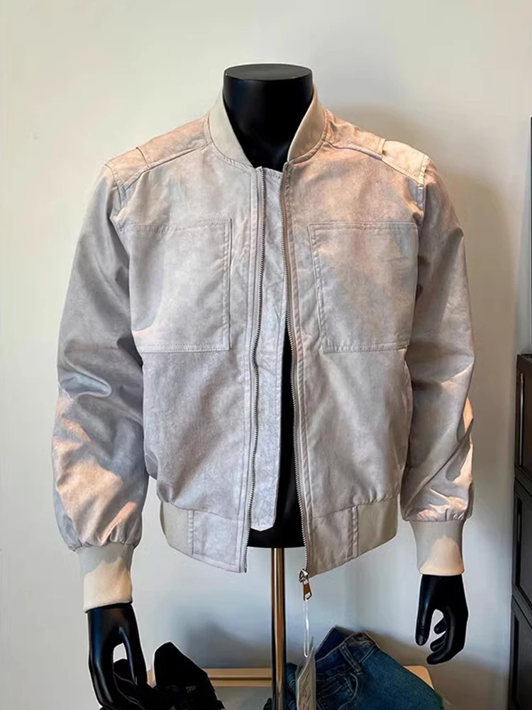 American High Street Sle Baseball Jaet Men's Spring Autumn Faionable Bomber Jaet oulder Width Stand Fit Jaet
American High Street Sle Baseball Jaet Men's Spring Autumn Faionable Bomber Jaet oulder Width Stand Fit Jaet