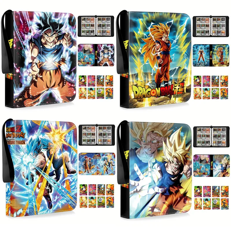 New Dragon Ball Card Binder 9 Pocket Trading Card Holder Anime Card Binder with 50 Inner Pages Zipper Holder Up To 900 Cards
New Dragon Ball Card Binder 9 Pocket Trading Card Holder Anime Card Binder with 50 Inner Pages Zipper Holder Up To 900 Cards