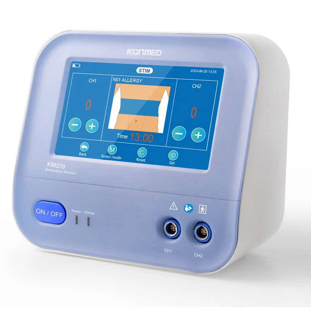 KONMED KM270 Biofeedback Stimulator Pelvic Floor Rehabilitation Physical Therapy Equipment LED Technology Comfortable Design
KONMED KM270 Biofeedback Stimulator Pelvic Floor Rehabilitation Physical Therapy Equipment LED Technology Comfortable Design