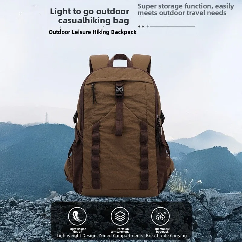 Outdoor waterproof folding backpack ultra-light sports backpack large capacity mountaineering bag
Outdoor waterproof folding backpack ultra-light sports backpack large capacity mountaineering bag