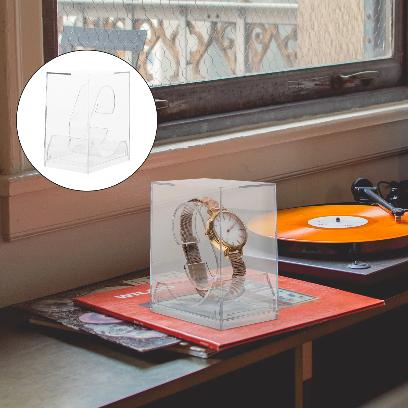 6Pcs Watch Storage Boxes High Quality Transparent Display Cases for Watch Collection Packing Box Light and Compact Design
6Pcs Watch Storage Boxes High Quality Transparent Display Cases for Watch Collection Packing Box Light and Compact Design