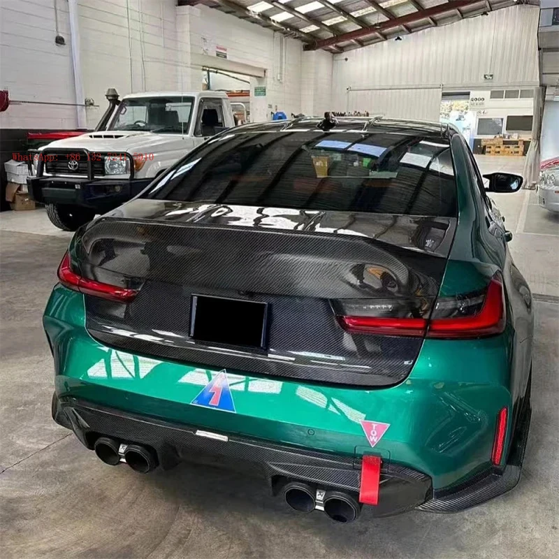 Hongsheng Dry Carbon Fiber Trunk Lid with Spoiler, CSL Style, Fits M3/3 Series G20/G28 | Upgrade & Modification
Hongsheng Dry Carbon Fiber Trunk Lid with Spoiler, CSL Style, Fits M3/3 Series G20/G28 | Upgrade & Modification