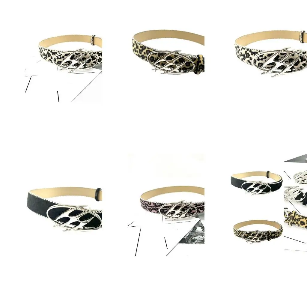 39BB Oval Buckle Belt for Women Men Leopard Pattern Waist Belt Fashion Hiphop Belt for Jeans Pants Popular Waist Accessories
39BB Oval Buckle Belt for Women Men Leopard Pattern Waist Belt Fashion Hiphop Belt for Jeans Pants Popular Waist Accessories