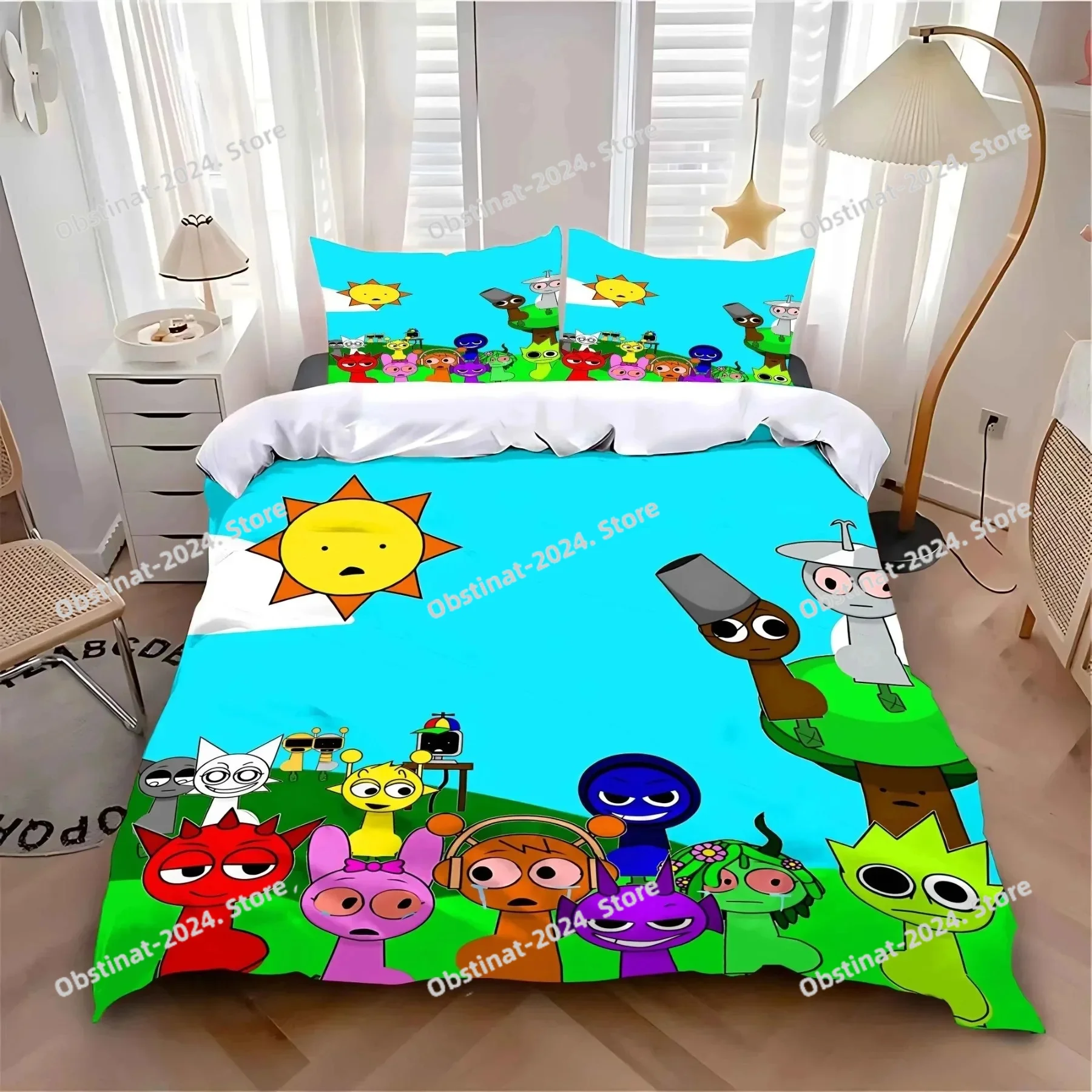 S-Sprunkis Duvet Cover Pillowcase Bedding Set Adult children Bedroom Decoration Single Double Large Size Gift
S-Sprunkis Duvet Cover Pillowcase Bedding Set Adult children Bedroom Decoration Single Double Large Size Gift
