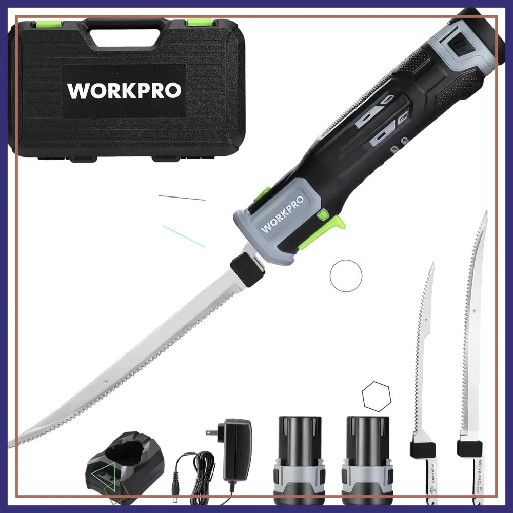 12V Cordless Electric Fillet Knife with 8'' and 10'' Blades, Fish Cleaning Tool for Home Kitchen Fishing
12V Cordless Electric Fillet Knife with 8'' and 10'' Blades, Fish Cleaning Tool for Home Kitchen Fishing