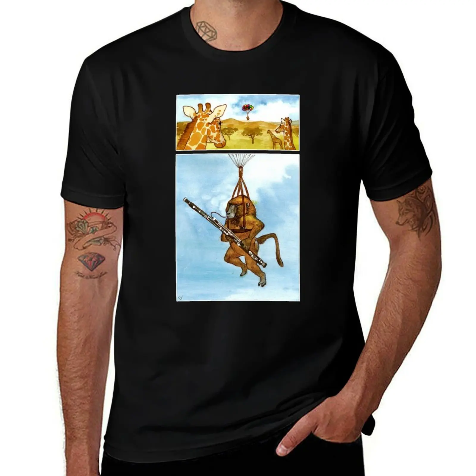A Baboon Plays Bassoon From Balloons T-Shirt anime clothes anime figures affliction shirts luxury designer oversized t shirt men
A Baboon Plays Bassoon From Balloons T-Shirt anime clothes anime figures affliction shirts luxury designer oversized t shirt men