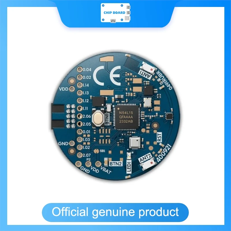 Nordic nRF54L15 Coin-Cell Powered Tag Dev Platform, BLE Channel Sounding, Matter & Edge AI Prototyping Board
Nordic nRF54L15 Coin-Cell Powered Tag Dev Platform, BLE Channel Sounding, Matter & Edge AI Prototyping Board
