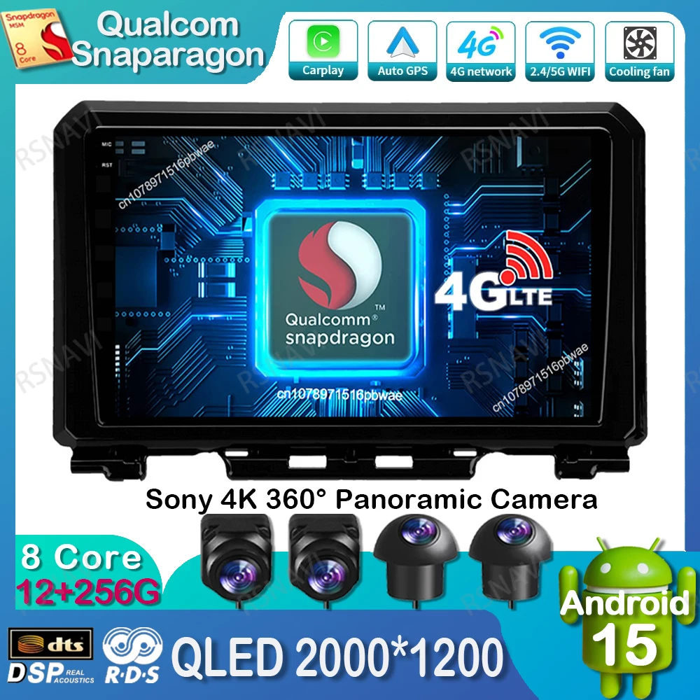 Android 15 Car Radio For Suzuki Jimny JB64 JB74 2018 2019 2020 Qualcomm Wireless Carplay Auto GPS DSP QLED Navigation DVD 4G LTE
Android 15 Car Radio For Suzuki Jimny JB64 JB74 2018 2019 2020 Qualcomm Wireless Carplay Auto GPS DSP QLED Navigation DVD 4G LTE