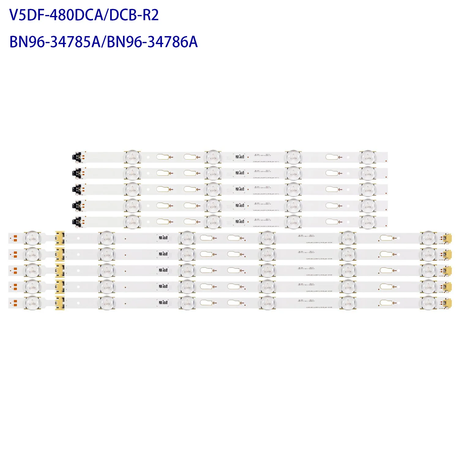 10pcs LED Backlight Strip For Samsung V5DF-480DCA-R2 V5DF-480DCB-R2 BN96-34785A BN96-34786A UE48J630AK UE48J6300 50UK6470
10pcs LED Backlight Strip For Samsung V5DF-480DCA-R2 V5DF-480DCB-R2 BN96-34785A BN96-34786A UE48J630AK UE48J6300 50UK6470