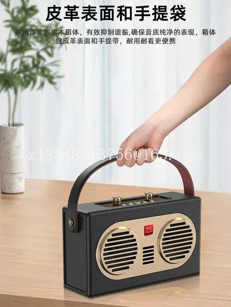 Outdoor High Quality Subwoofer Mini Home Portable Retro Wireless Speaker
Outdoor High Quality Subwoofer Mini Home Portable Retro Wireless Speaker