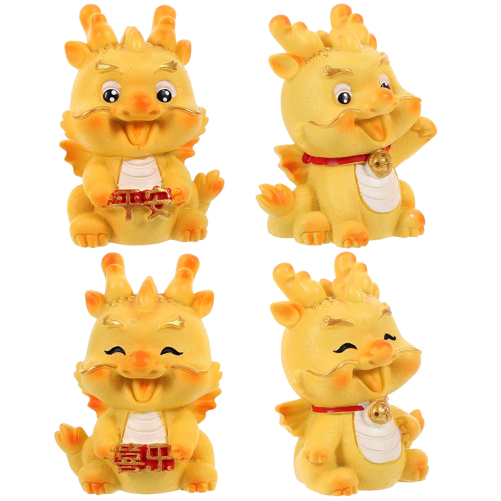 Little Dragon Decorations 4 Mini Dragons Resin Figurines Realistic Colorful Year of Dragon Zodiac Table Statues Garden Ornament
Little Dragon Decorations 4 Mini Dragons Resin Figurines Realistic Colorful Year of Dragon Zodiac Table Statues Garden Ornament