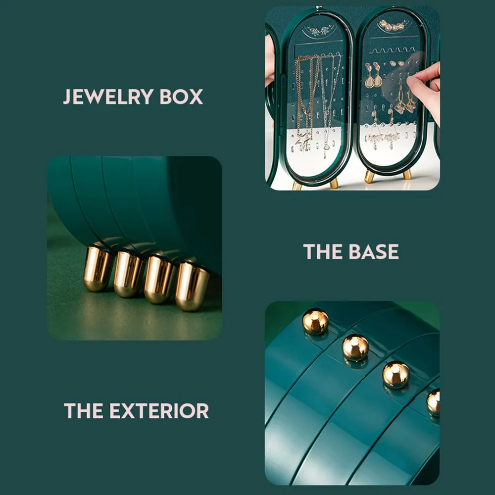 Jewelry Towers Foldable Jewelry Box 4 Drawers Dustproof Earrings Storage Box With Mirror Display Case Jewelry Display
Jewelry Towers Foldable Jewelry Box 4 Drawers Dustproof Earrings Storage Box With Mirror Display Case Jewelry Display