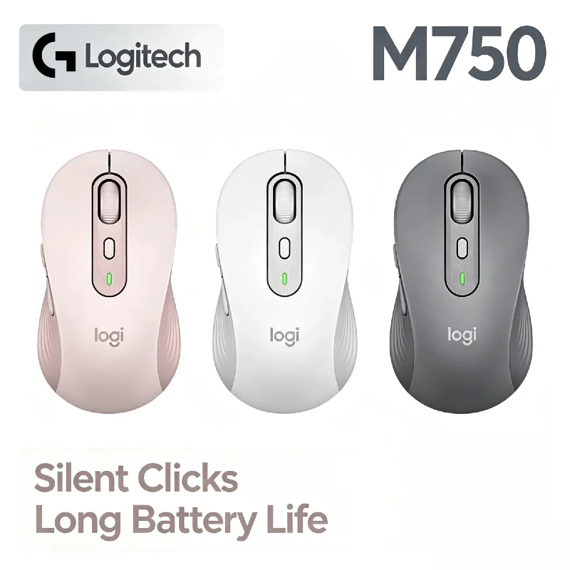 Original Logitech M750 Wireless Bluetooth 2000 DPI SmartWheel SilentTouch Office Mouse Ergonomic Design for PC Laptop Mac
Original Logitech M750 Wireless Bluetooth 2000 DPI SmartWheel SilentTouch Office Mouse Ergonomic Design for PC Laptop Mac