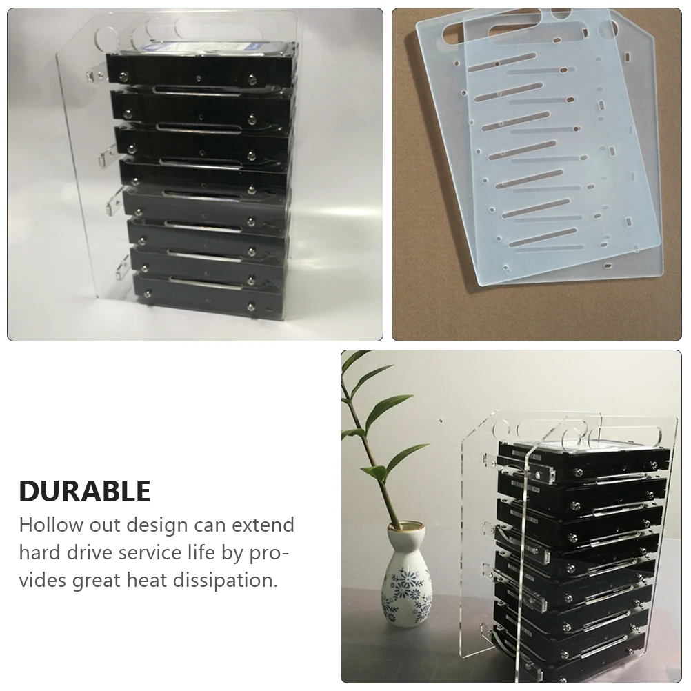 1 set 8-Layer Hard Disk Rack Shelf Computer Storage Bracket Multi-layer 3.5 Inch Heat Dissipation DIY Accessories
1 set 8-Layer Hard Disk Rack Shelf Computer Storage Bracket Multi-layer 3.5 Inch Heat Dissipation DIY Accessories