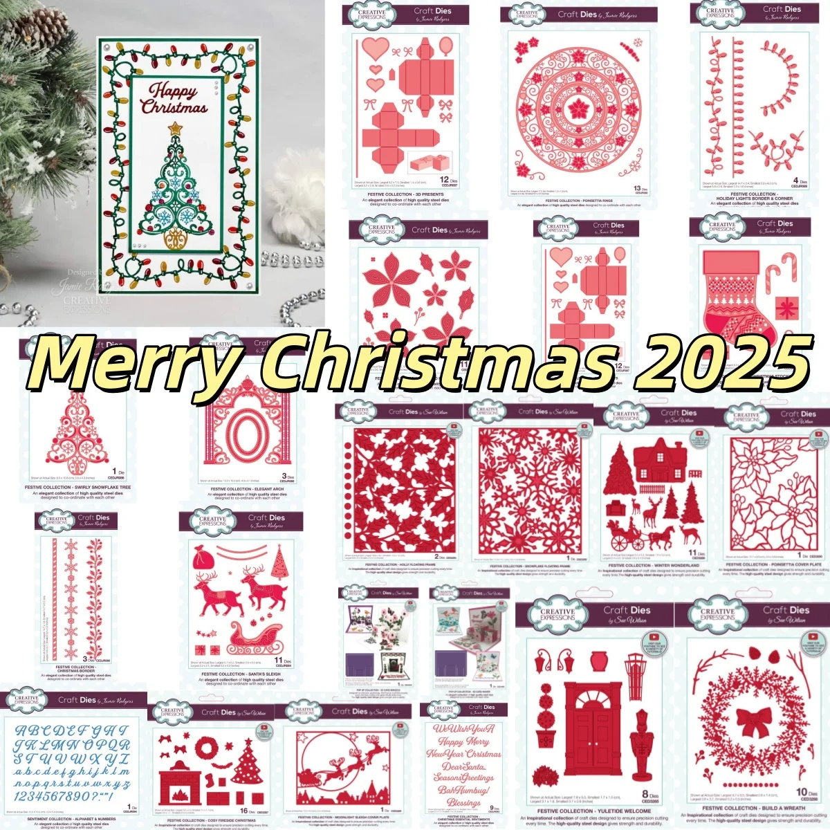 2025 New Christmas Sleigh Tree Metal Cutting Dies for DIY Decorating Scrapbook Paper Card Album Embossing Template Supplies
2025 New Christmas Sleigh Tree Metal Cutting Dies for DIY Decorating Scrapbook Paper Card Album Embossing Template Supplies