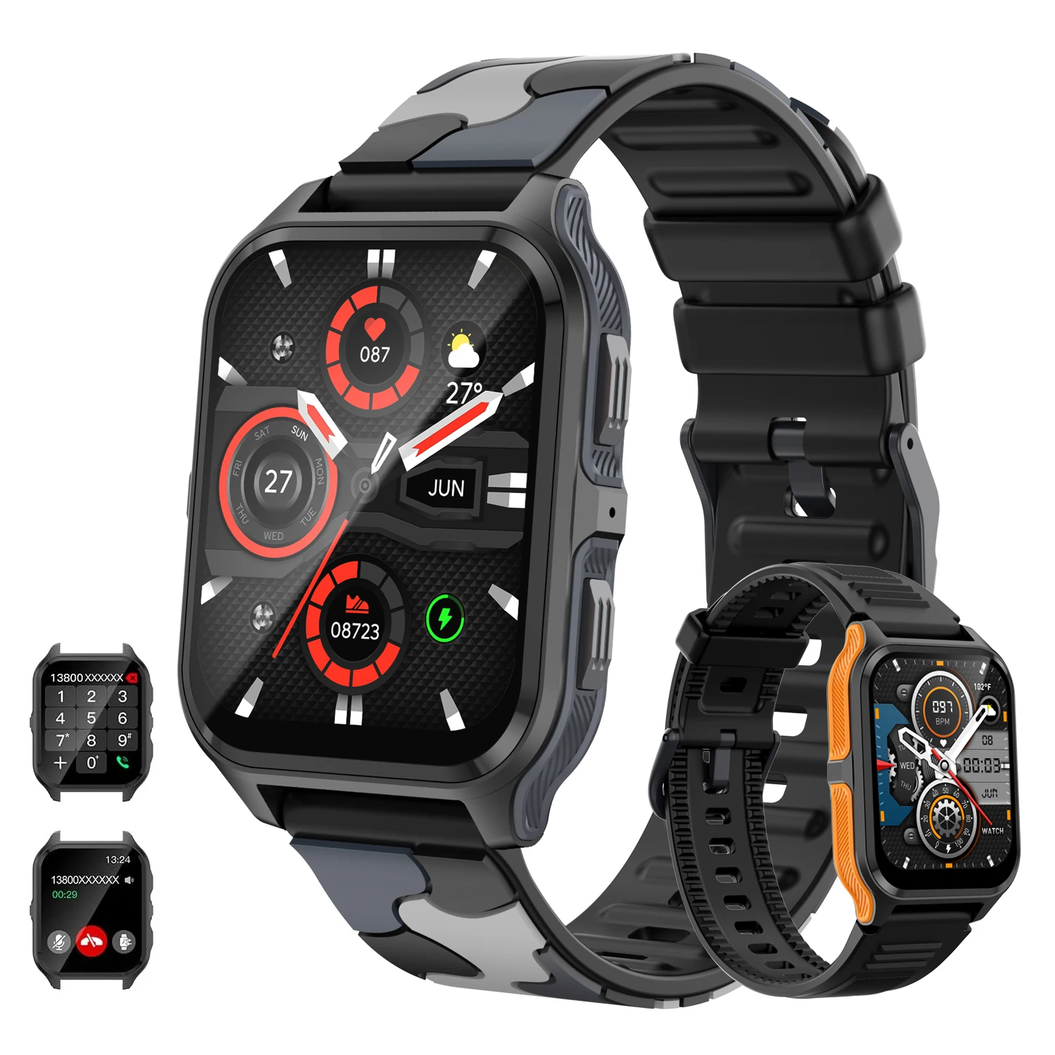 P73 Смарт-часы 1,83-дюймовый сенсорный экран Bluetooth Вызов Спортивный фитнес-трекер 3ATM Водонепроницаемые умные часы с мониторингом сердечного ритма
P73 Смарт-часы 1,83-дюймовый сенсорный экран Bluetooth Вызов Спортивный фитнес-трекер 3ATM Водонепроницаемые умные часы с мониторингом сердечного ритма