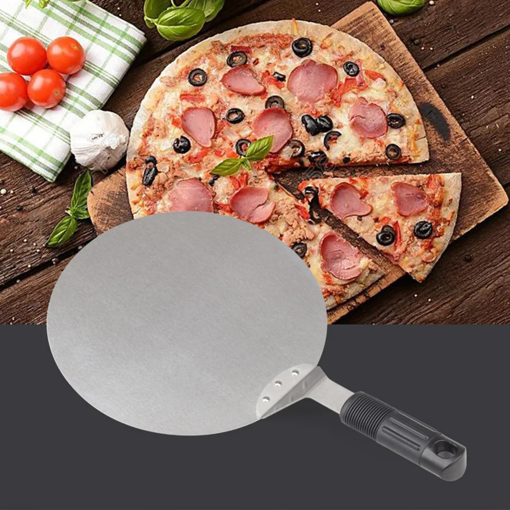 Sturdy Cake Transferer Stainless Steel Pizza Spatula with Hanging Hole Effortless Loading Unloading for Baking Kitchen Use
Sturdy Cake Transferer Stainless Steel Pizza Spatula with Hanging Hole Effortless Loading Unloading for Baking Kitchen Use